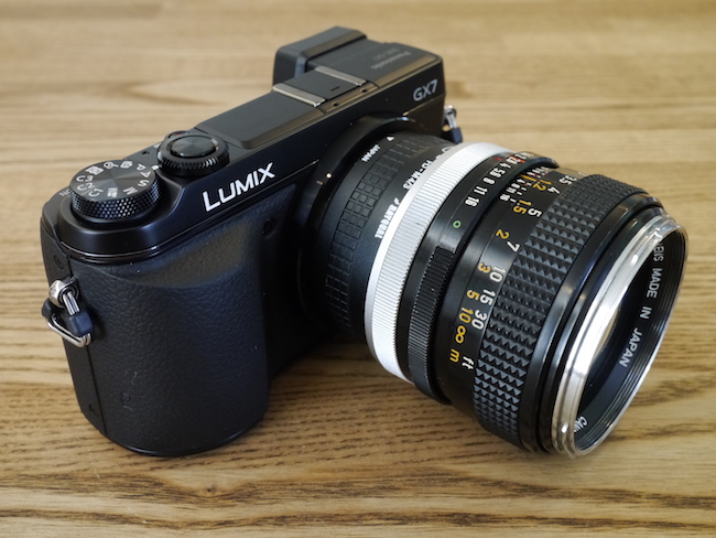 LUMIX DMC-GX7：Canon 50mmF1.4