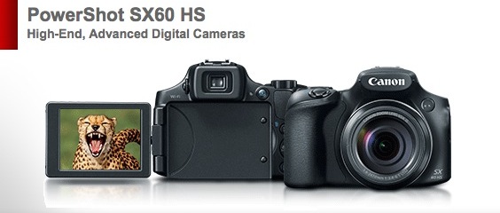 カメラ デジタルカメラ キヤノン PowerShot SX60 HS！ついに登場！広角21mmから65倍ズーム！
