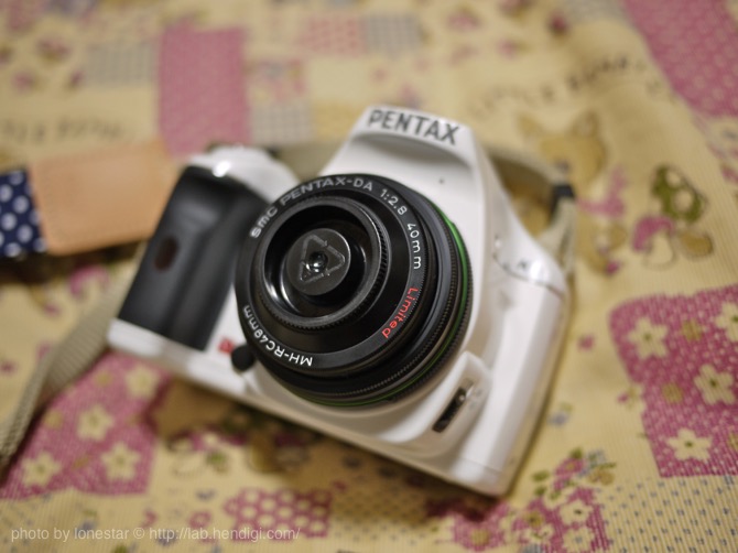 PENTAX DA 40mm F2.8 Limitedのレンズキャップをフィルムケースのキャップに！
