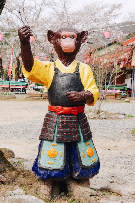 桃太郎神社　サル
