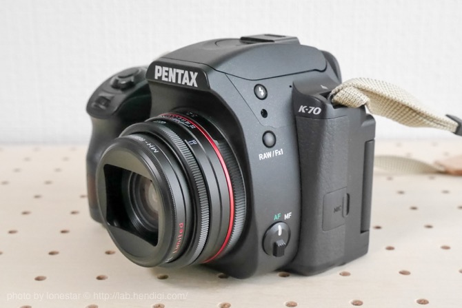 HD DA21mm Limited　PENTAX K-70