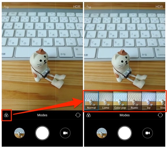 Xiaomi Redmi 4　カメラ