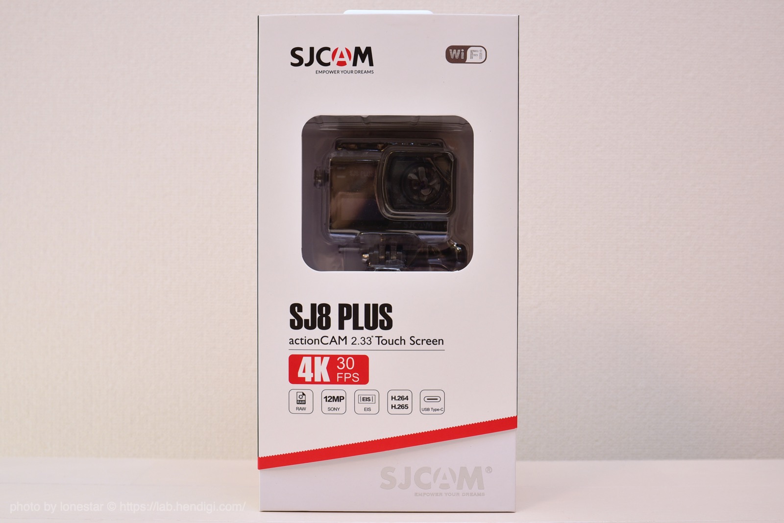SJCAM アクションカメラ SJ8シリーズの中級モデル「SJ8 Plus 」レビュー 外付けのピンマイクも使えて便利！