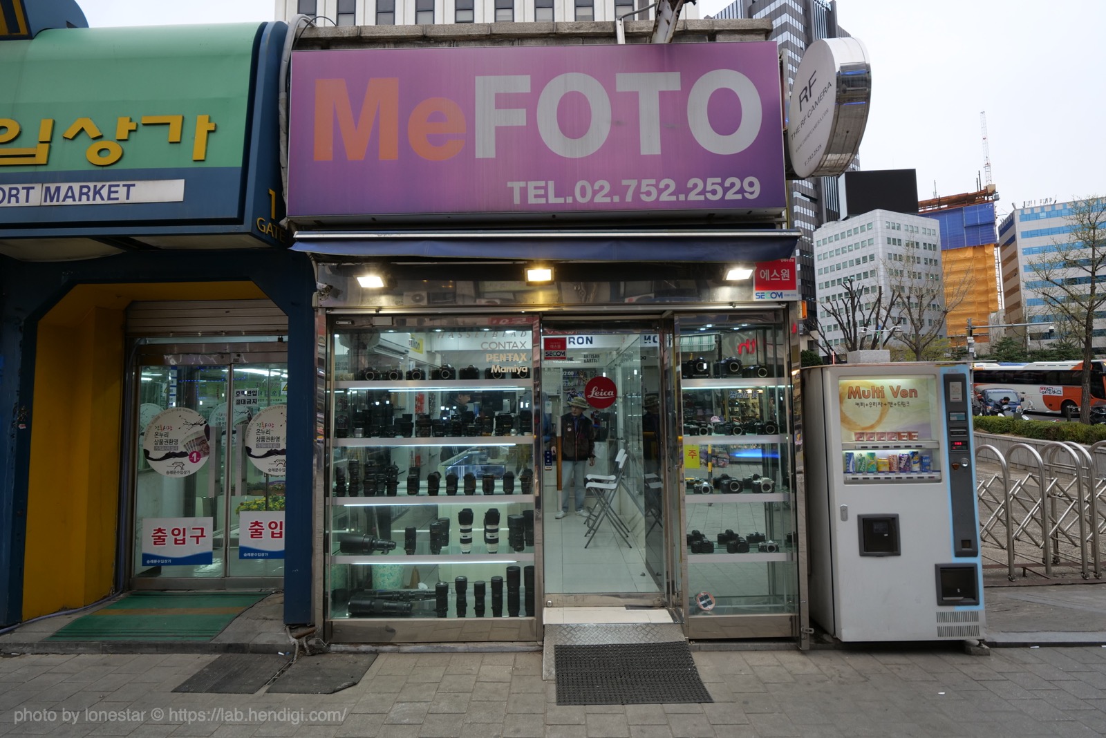 韓国　カメラ通り
