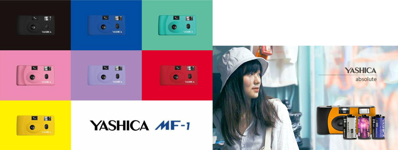ヤシカからカラフルで可愛いフィルムカメラ「YASHICA MF-1」が登場！