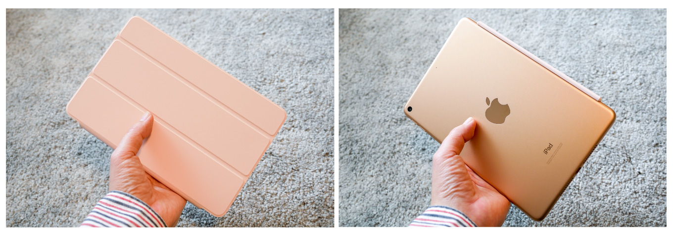 ゴールドのiPad mini 5にはピンクのSmart Coverがよく似合う！可愛さが溢れてる！