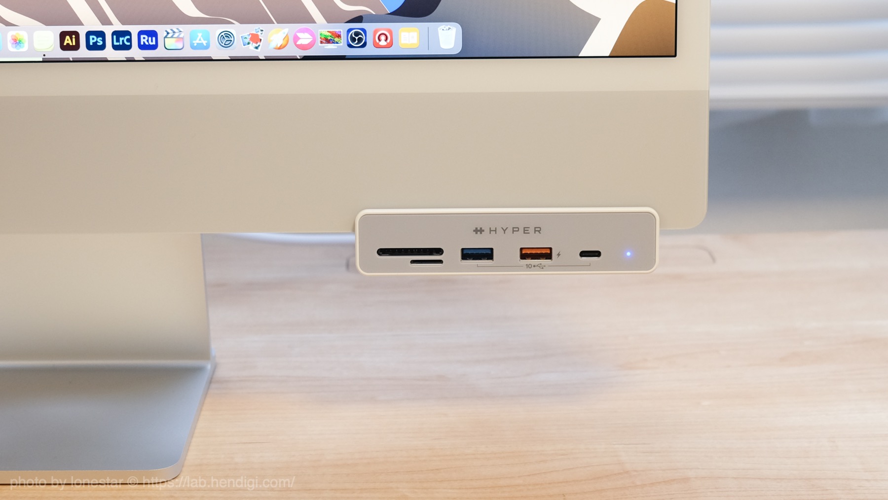 Hyper Drive 6in1 USB-C Hub for iMac 24インチ（2021）