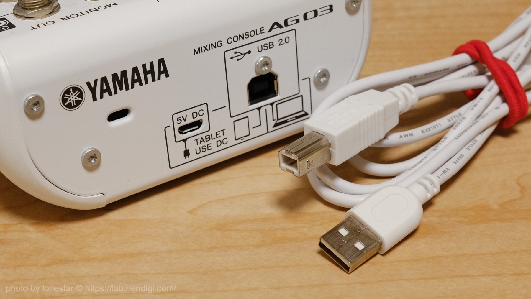 YAMAHA AG03 USBtype-B付属 - レコーディング/PA機器