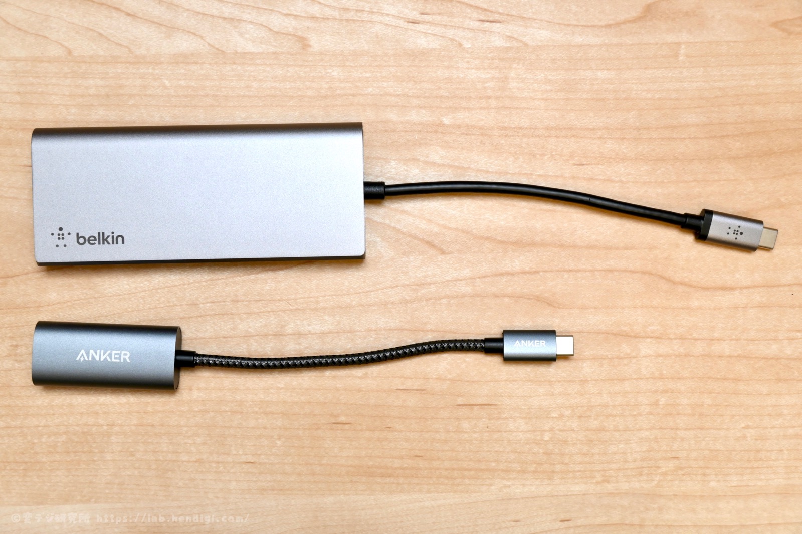 イーサネットアダプタ　USBハブ　比較